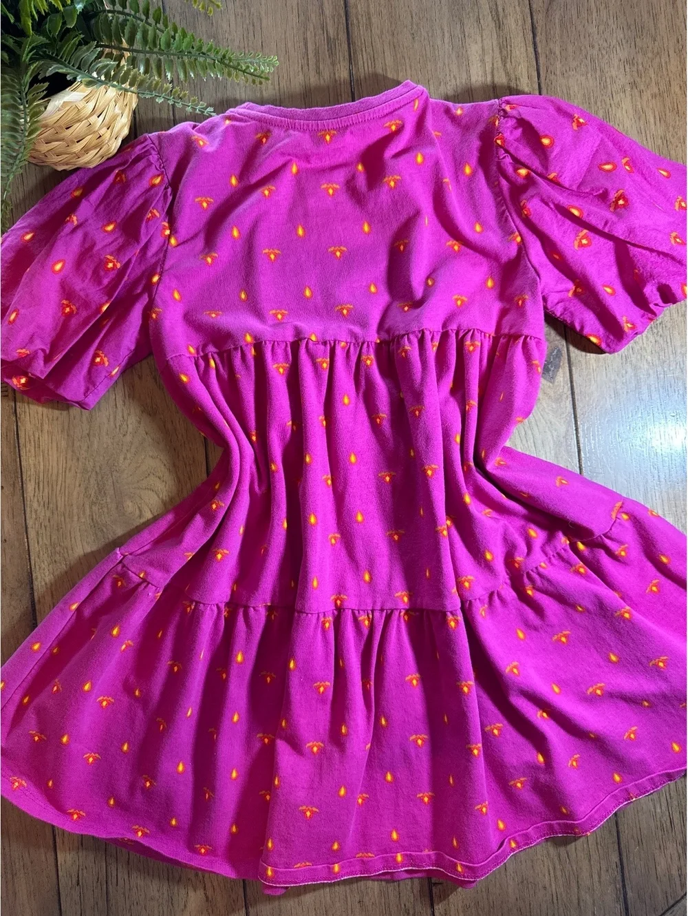 Disney Encanto Girls Tiered Dress Purple Size Large (10-12)
